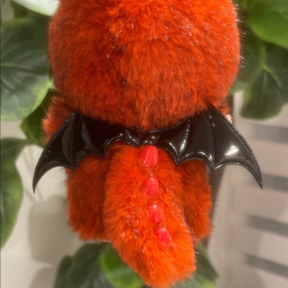 Custom Cute Furry Red Devil Plush Toy - Picture 7 of 7